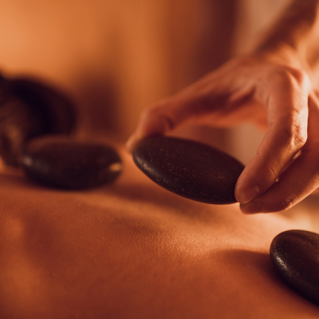 Massage pierres chaudes